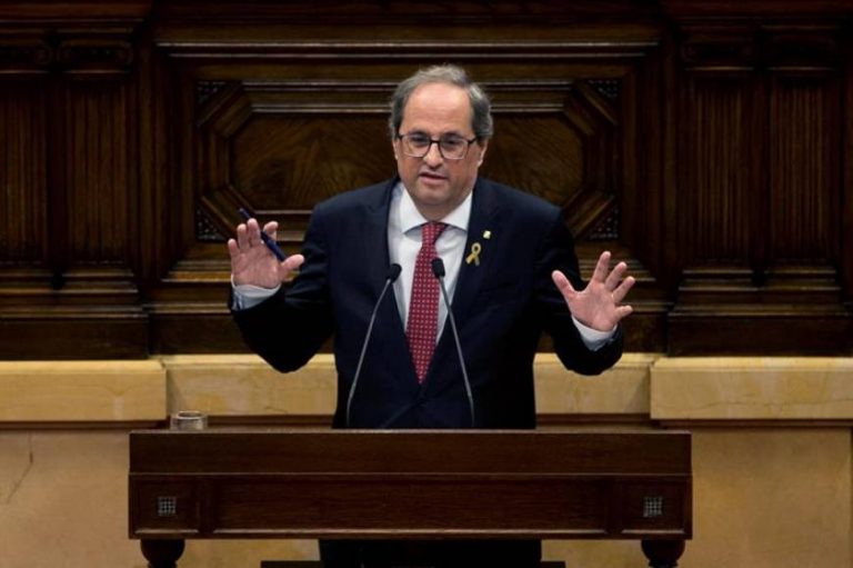 Torra: No daremos la «estabilidad a Sánchez» si no hay referéndum en noviembre