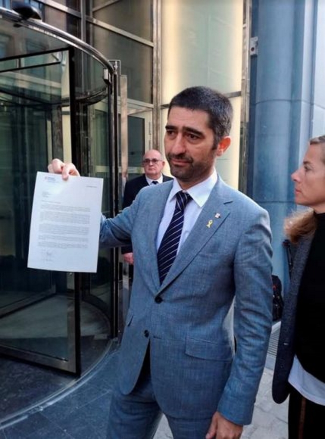 BARCELONA (ESPAÑA), OTOÑO 2018. El consejero del Gobierno d ela Generalidad de Cataluña de Políticas Digitales y Administración Pública, Jordi Puigneró. Efe