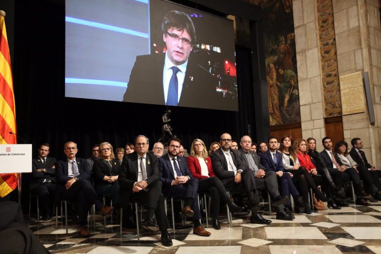Torra y Puigdemont activan el «Consejo» que hará «efctiva la República con el 1-O»