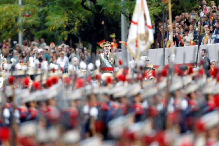 Las condiciones meteorológicas obligan a suspender el desfile de la Fiesta Nacional en Madrid