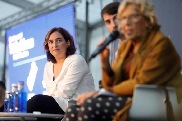 Colau y Carmena: Hemos iniciado el «cambio» y toca «ir al segundo mandato» en 2019