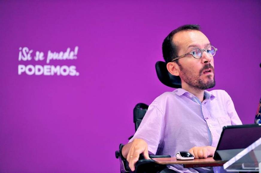 MADRID (ESPAÑA), AÑO 2018. El secretario de Organización y Programa de Podemos, Pablo Echenique. Efe.
