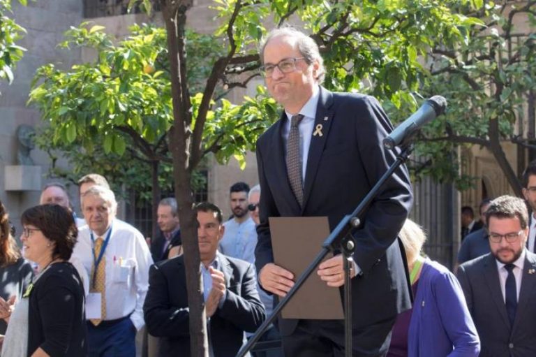 Torra: «Los que dieron órdenes el 1-O serán juzgados por Tribunales internacionales»