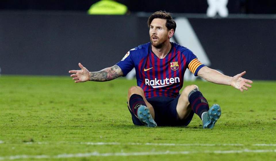 VALENCIA (ESPAÑA), 07.2018. El delantero argentino del FC Barcelona Leo Messi durante el partido de la octava jornada de Liga. Efe.