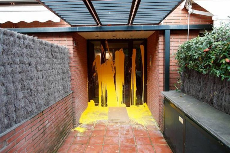El independentismo ataca una casa del Juez Llarena en San Cugat (Barcelona)