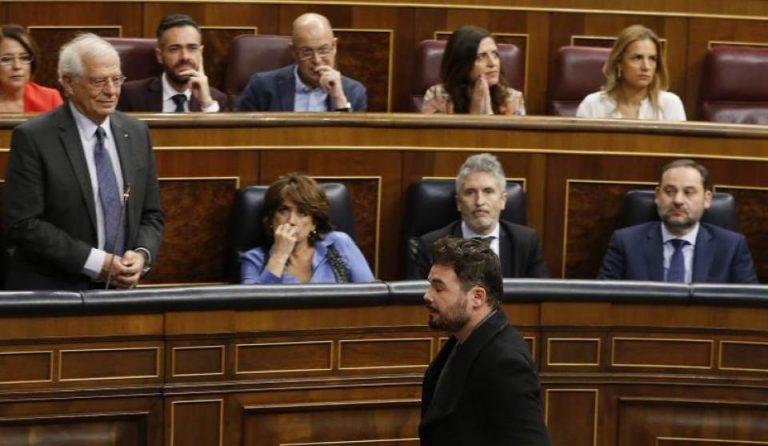 Rufián, expulsado del Congreso por maleducado