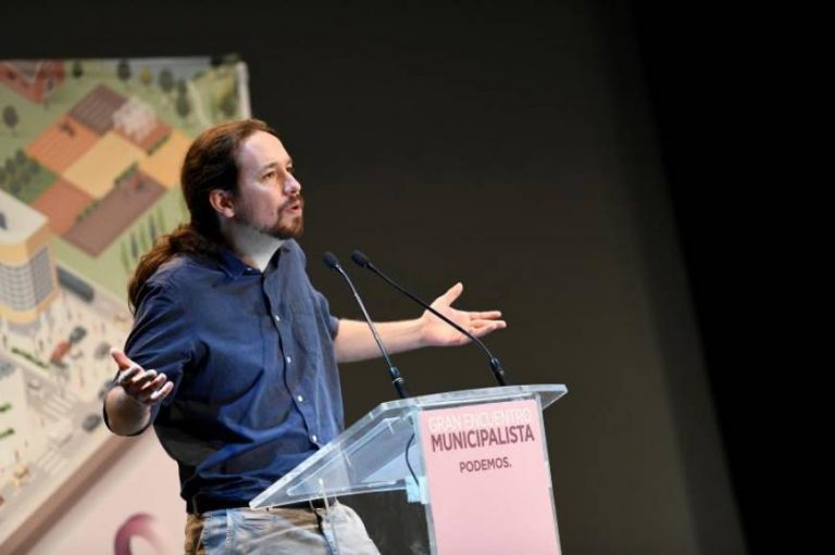 Iglesias: «Vergüenza que pidan prisión para Junqueras y Jordis» y nada para «José María Aznar»