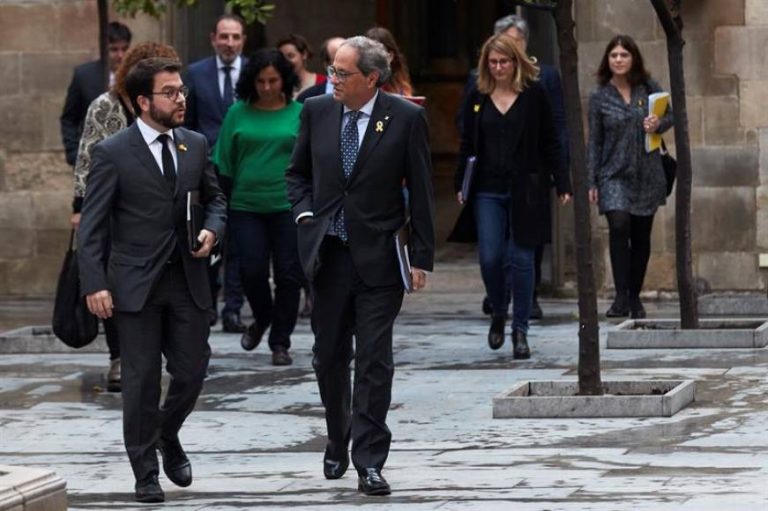 La cumbre independentismo, PSOE, Podemos y Torra, sin acuerdo sobre la independencia