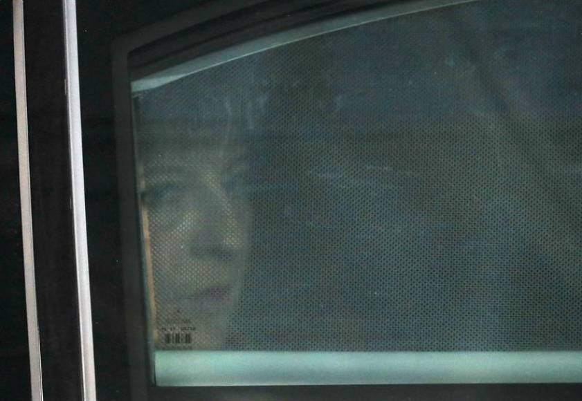 BRUSELAS (BÉLGICA), 25.11.2018. La primera ministra británica, Theresa May, a su llegada hoy a Bruselas. Efe