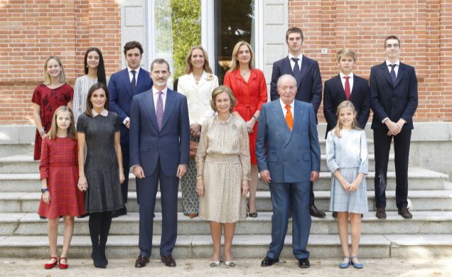 CASA REAL DE ESPAÑA, LA ZARZUELA (MADRID), 02.11.2018. Almuerzo familiar en el Palacio de La Zarzuela con motivo del 80 aniversario de Su Majestad la Reina Doña Sofía. Ñ Pueblo