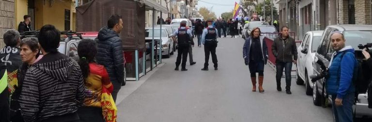 Independentistas amenazan con «pim pam pum» a VOX en Tarragona (Cataluña)