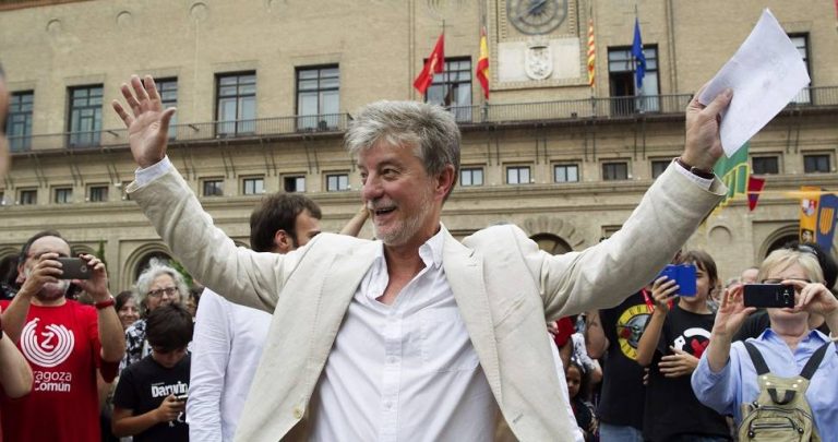 El alcalde de Podemos promociona el acto de una sanguinaria del GRAPO en Zaragoza