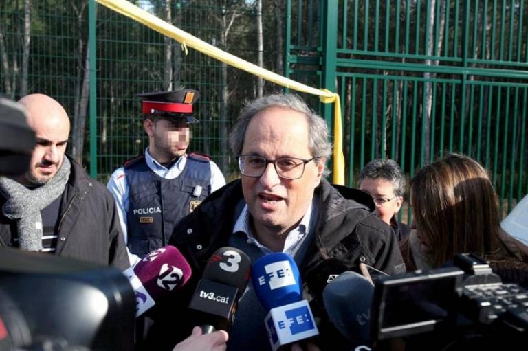 Torra pide a Sanchez a «denunciar VOX» en Europa, «nos comprometemos a hacerlo» en Cataluña