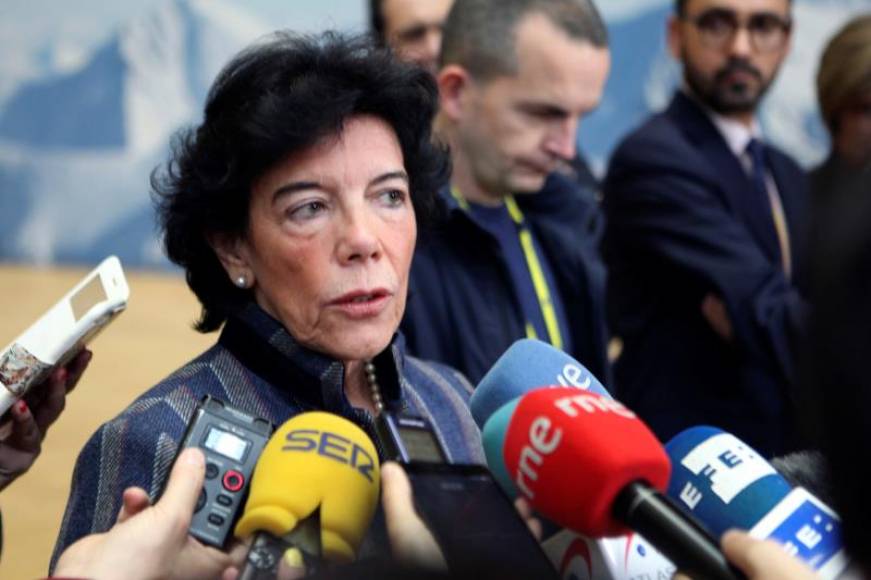 ESPAÑA, AÑO 2018. La ministra de Educación y portavoz del Gobierno, Isabel Celaá. Efe.