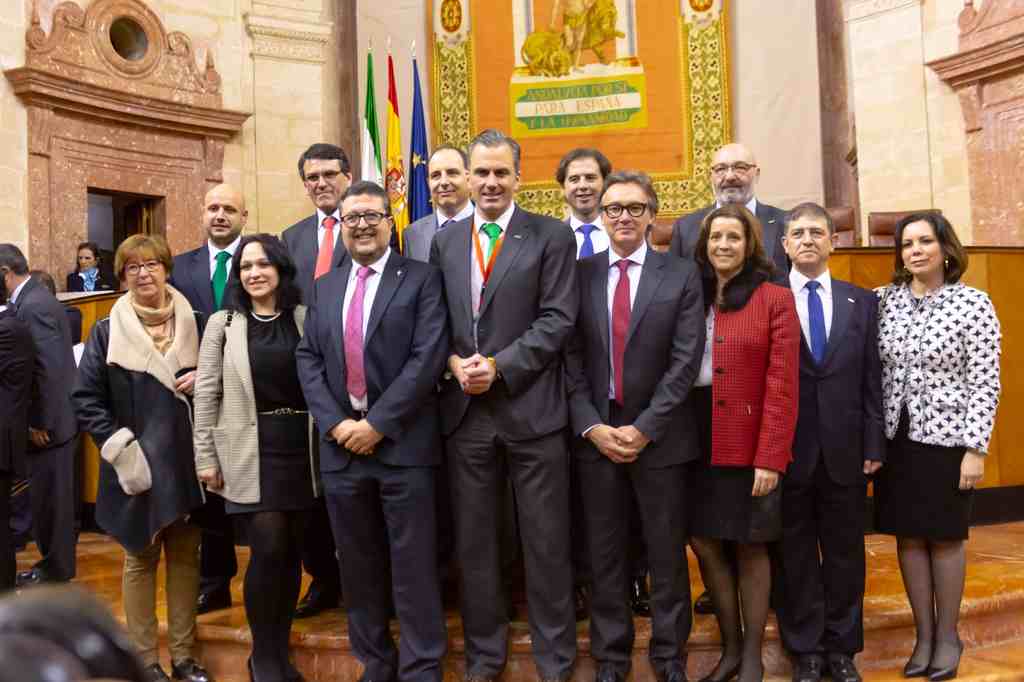 FOTOGRAFÍA. SEVILLA (ESPAÑA), 28.12.2018. los doce diputados de VOX, representantes de la llamada 'España Viva'. Ñ Pueblo (2)_