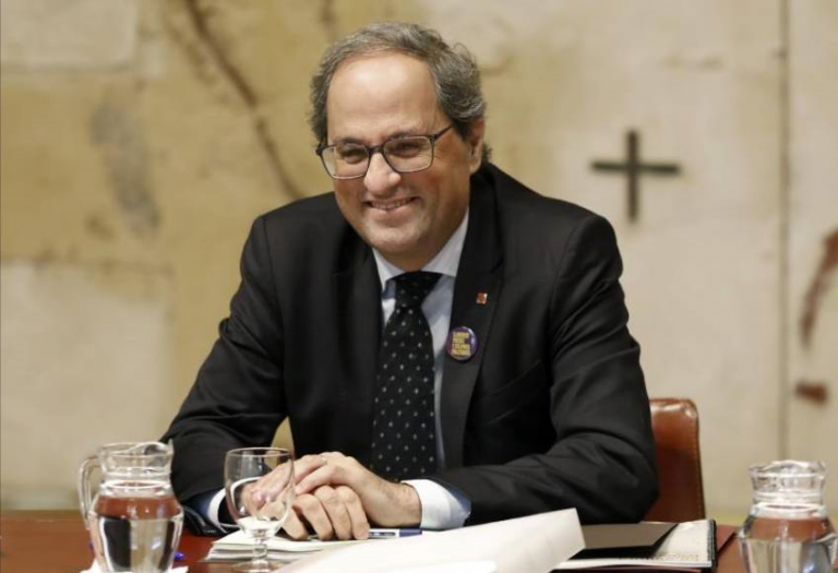 Torra dice que seguirá «actuando por los carriles de la democracia»