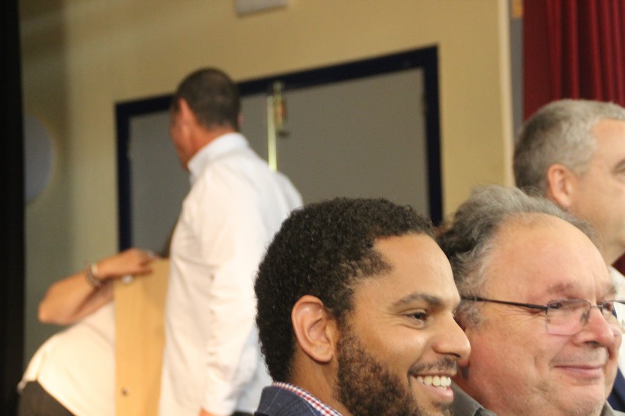 SAN BAUDILIO DE LLOBREGAT (BARCELONA) ESPAÑA, 20.10.2018. Vista de los simpatizantes de VOX durante el primer acto de VOX. Ñ Pueblo (10)