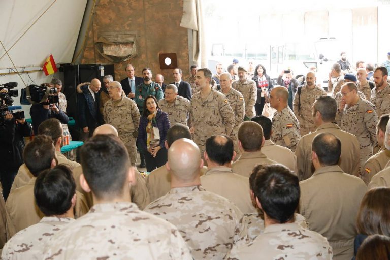 El Rey desde Irak al Ejército: «Por lo que hacéis sois un orgullo para todos los españoles»