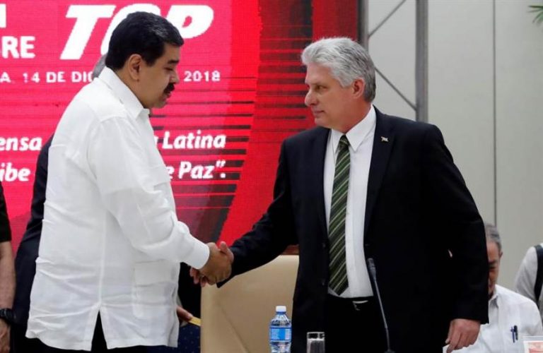 Cuba muestra su «apoyo y solidaridad» a Nicolás Maduro