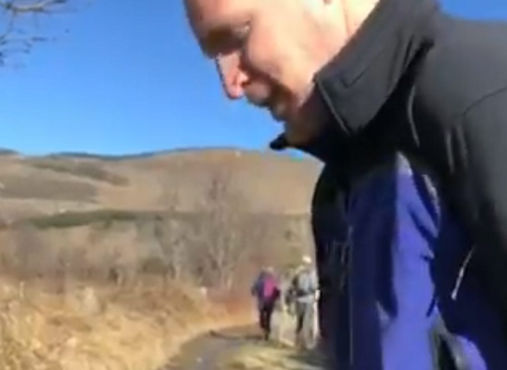 FOTOGRAFÍA. FIN DE AÑO 2018. Según testigos, un ciudadano español circula con su moto por un monte francés. Ñ Pueblo