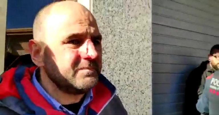 Ultraizquierda e CDR golpean a Carrizosa y dejan malherido a militante de Cs Torroella de Montgrí (Gerona)