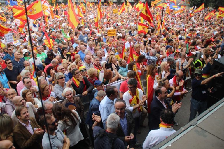 VOX, PP y Cs marcharán por Barcelona el 17-F contra «concesiones al independentismo»