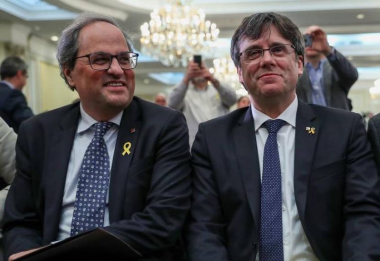 Torra: Europa «prohíbe nuestro acto por miedo a sus amos españoles»