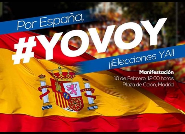 VOX, Ciudadanos Cs y PP claman hoy en Pl. Colón contra el «traidor de Sánchez»