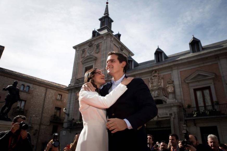FOTOGRAFÍA. MADRID (ESPAÑA), 23.02.2019. La líder de Ciudadanos en Cataluña, Inés Arrimadas, junto al presidente de Ciudadanos, Albert Rivera. Efe