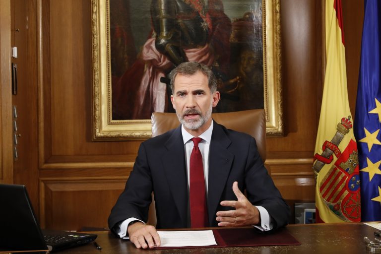 El Rey: El independnetismo «pretende quebrar la unidad de España y soberanía nacional»