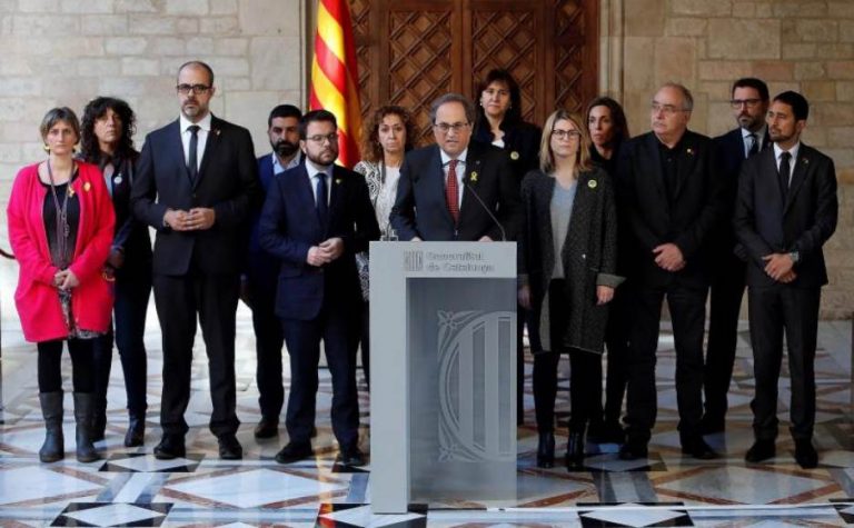 Torra: «Pedimos a Sánchez valentía y coraje» para permitir «referéndum» en Cataluña