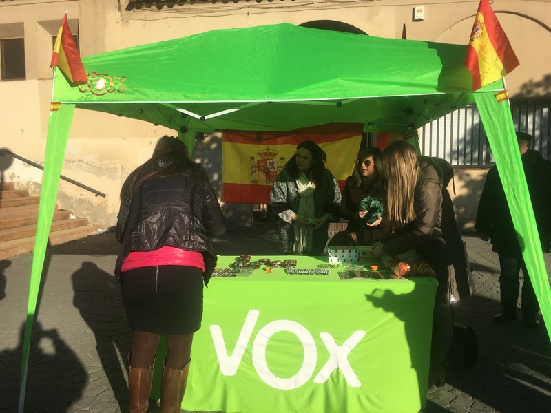 TERRASA (BARCELONA), 03.02.2019. carpa de VOX en Terrasa. Lasvocesdelpueblo (39)