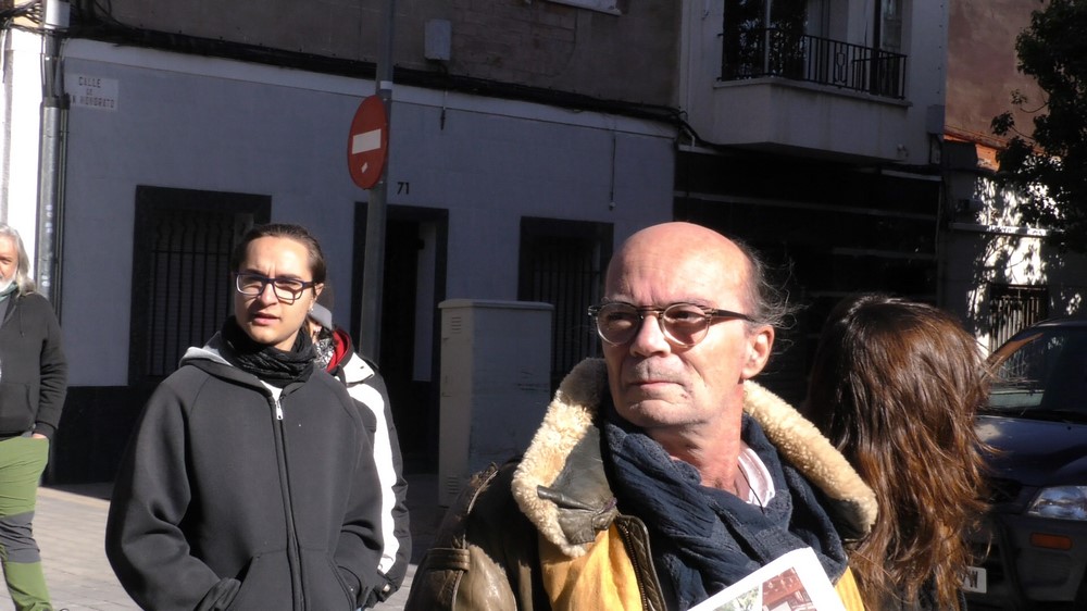 TERRASA (BARCELONA) ESPAÑA, 03.02.2019. Vista del independnetista que llama a echar a patadas a las familias españolas simpatizantes y militantes de VOX. Ñ Pueblo (3)