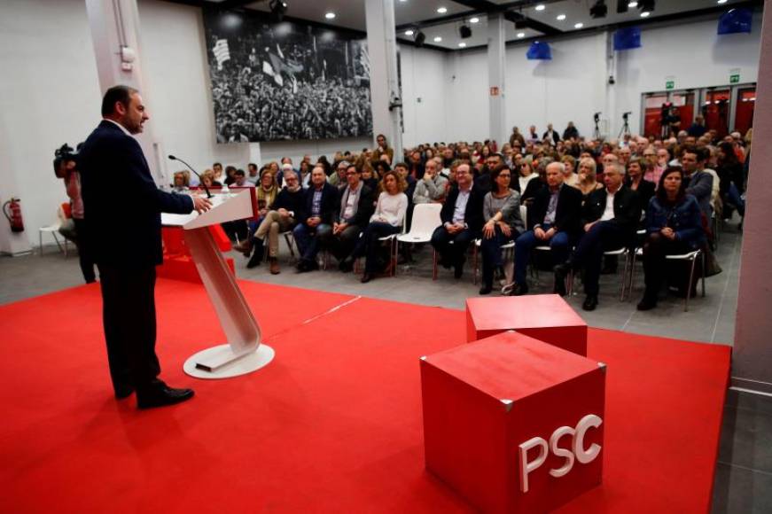 FOTOGRAFÍA. BARCELONA (ESPAÑA), 02.03.2019. El ministro de Fomento José Luis Ábalos durante el consejo nacional del PSC. Efe.