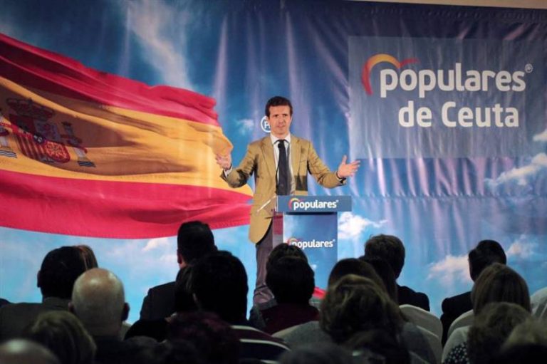 Casado: «No queremos seguir viendo un gobierno PSOE, comunistas e independentistas»