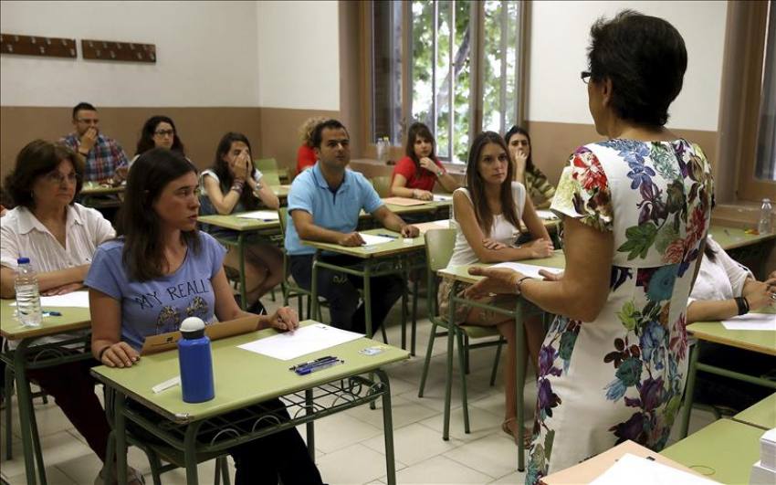 FOTOGRAFÍA. ESPAÑA, 02.10.2015. España es el segundo país de la Unión Europea (UE) con menos porcentaje de profesoras en el sistema educativo. Efe