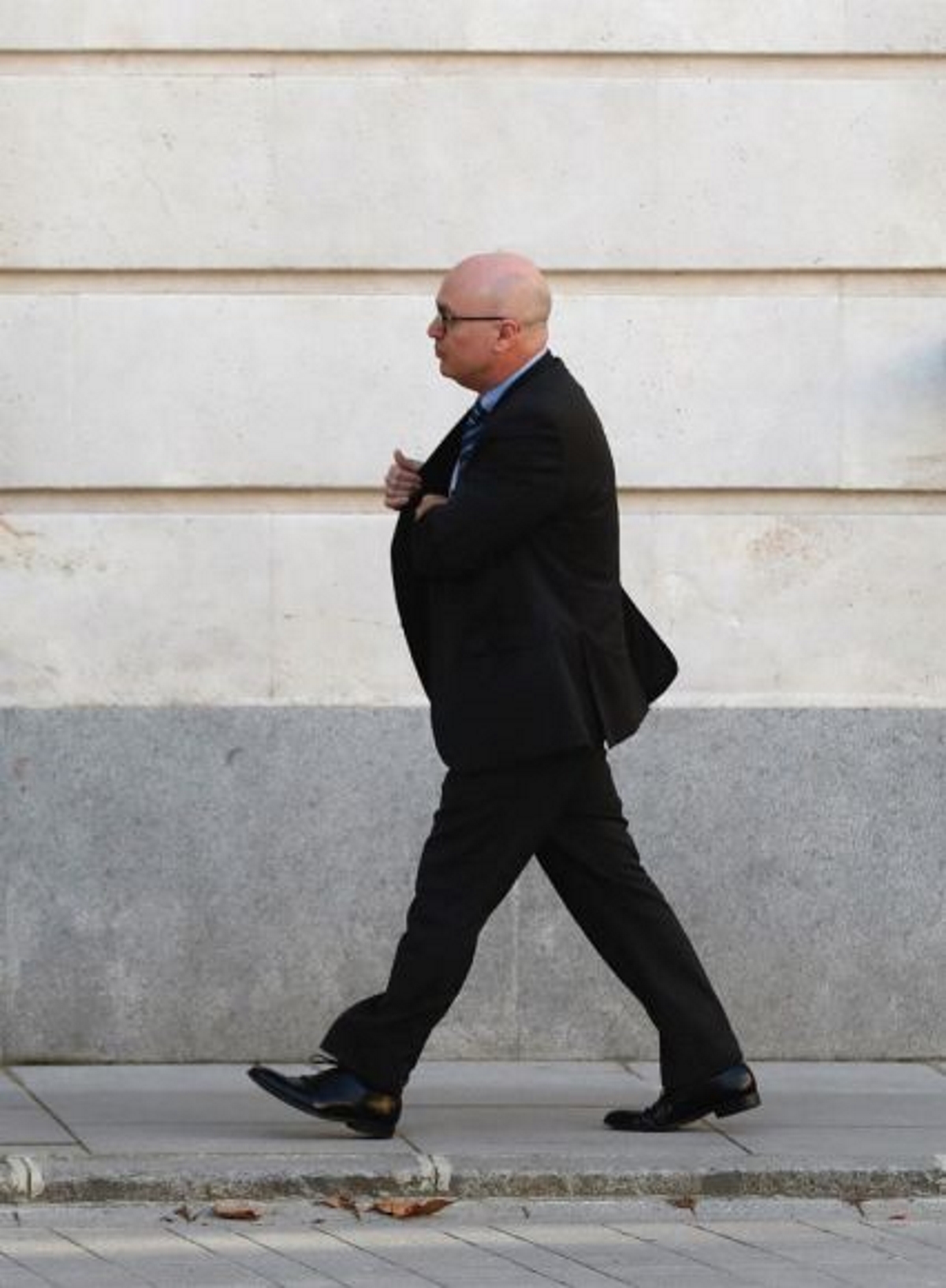 FOTOGRAFÍA. MADRID (ESPAÑA), 11.03.2019. El jefe de Planificación de los Mossos, Emili Quevedo, a su llegada este lunes al Tribunal Supremo. Efe