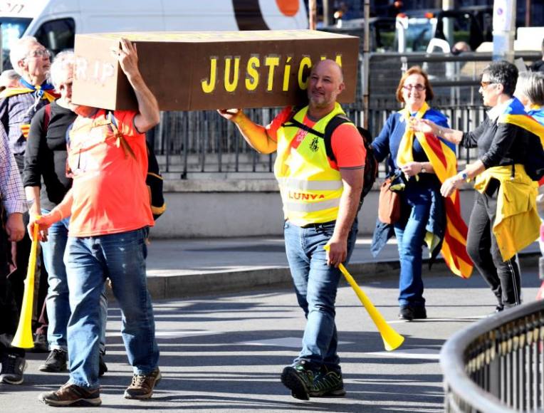 FOTOGRAFÍA. MADRID (ESPAÑA), 16.03.2019. El independentismo lleva al Procés a Madrid para ofender al pueblo español. Efe