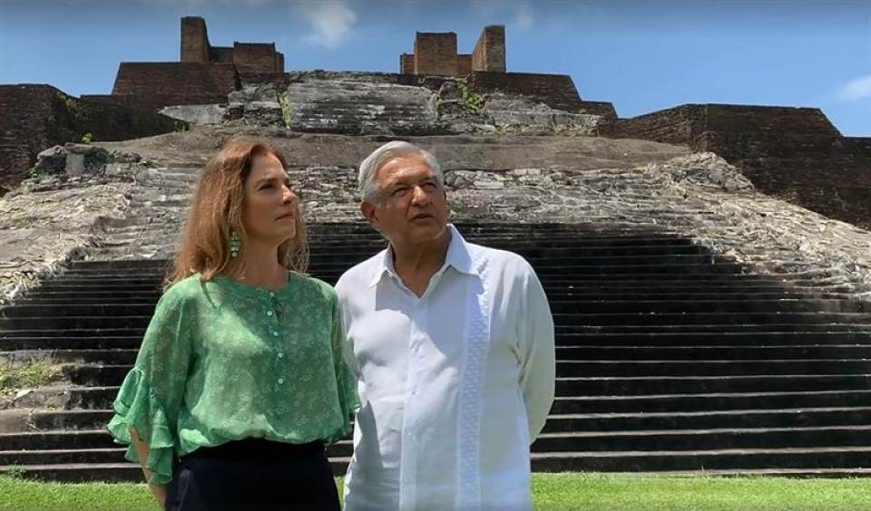 FOTOGRAFÍA. MÉXICO, 25.03.2019. Vista de una imagen captura del video cedido por la Presidencia de México que muestra al presidente Andrés Manuel López Obrador. Efe