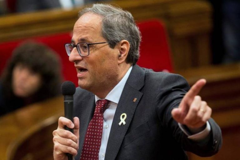 Torra dice que se enfrentará a España «hasta las últimas consecuencias»