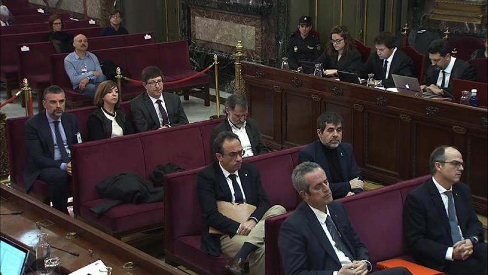 FOTOGRAFÍA. TRIBUNAL SUPREMO (TRIBUNAL DEL PROCÉS) MADRID (ESPAÑA), 21.03.2019. Imagen tomada de la señal de video institucional del Tribunal Supremo. Efe
