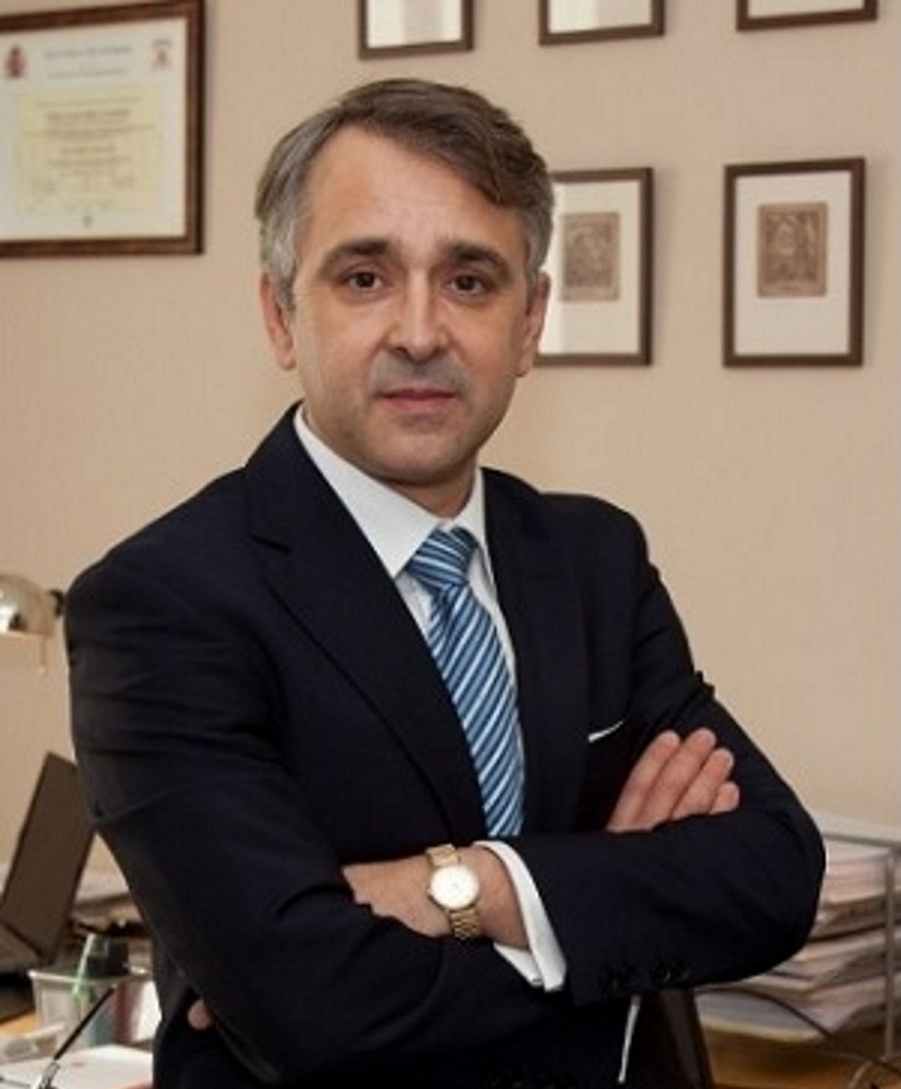 MADRID (ESPAÑA), 28.03.2019. Vista del número dos en las listas de VOX por Málaga al 28A, Rubén Manso Oliva, quien es del fundador de la empresa «Mansolivar. Efe