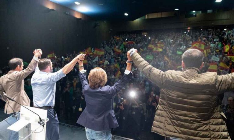 Una marea ‘verde’ inunda Abacete por la «España Viva» frente a la «dictadura progre»