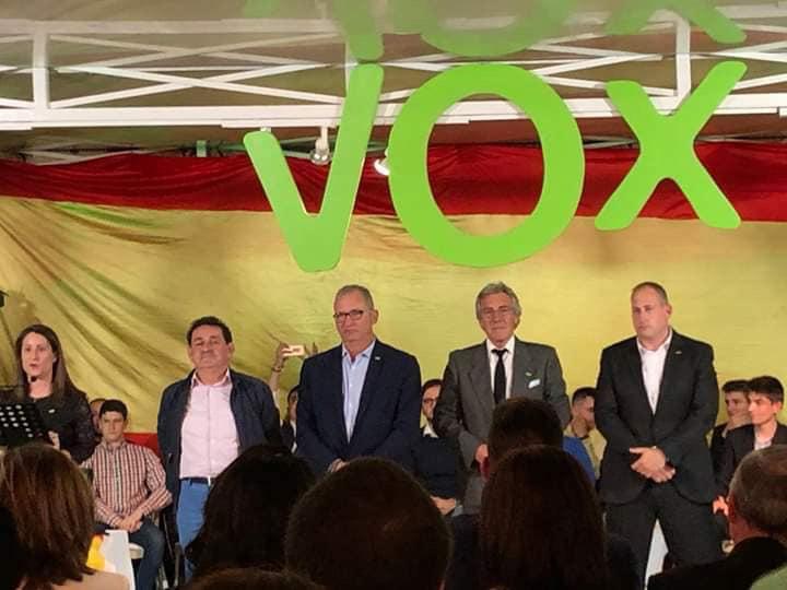 FOTOGRAFÍA. ALICANTE (ESPAÑA), RESTAURANTE LA CANTERA (ALICANTE), 05.04.2019. El partido político «Voz del Pueblo» (VOX) de Santiago Abascal Conde presenta sus candidatos por Alicante. Ñ Pueblo
