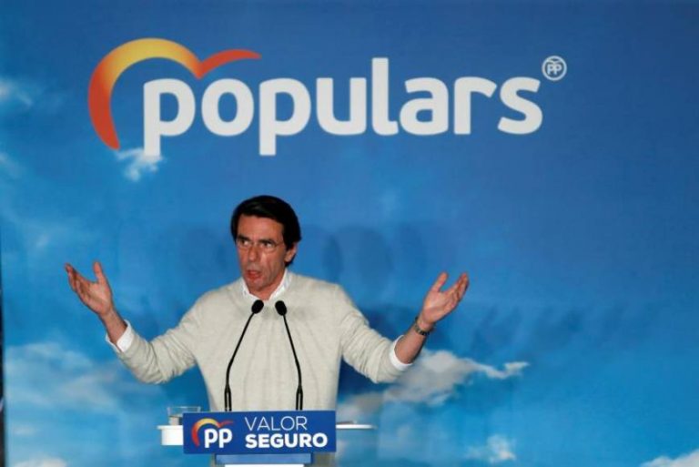 Aznar dice que el PP es el voto útil contra el independentismo