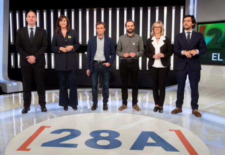 Radiotelevisión española excluye a VOX y llena de independentistas el debate del 28A