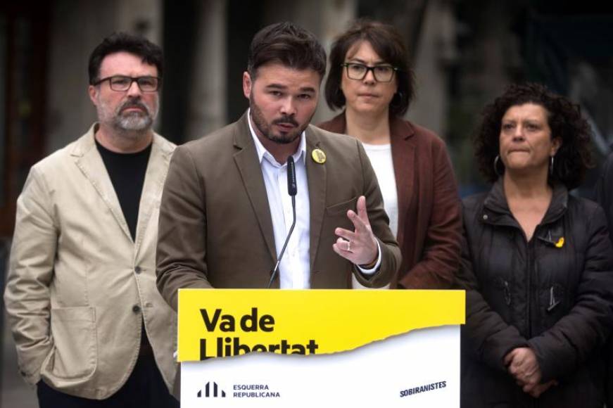 FOTOGRAFÍA. BARCELONA (ESPAÑA), 22.04.2019. El número dos de ERC al Congreso, Gabriel Rufián. Efe.