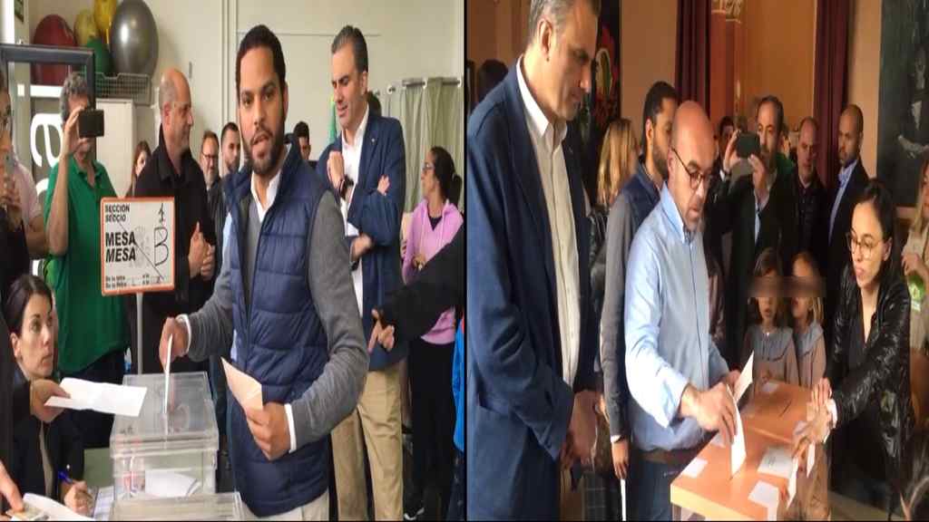 FOTOGRAFÍA.-BARCELONA-ESPAÑA-28.04.2019.-Vista-del-número-uno-de-VOX-por-Barcelona-al-Congreso-de-los-Diputados-Ignacio-Garrig-y-Jorge-Buxadé.-Ñ-pueblo_