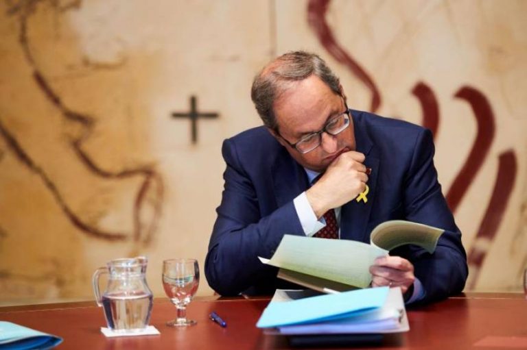 Torra al banquillo por desobediencia a raíz de la querella de la Fiscalía