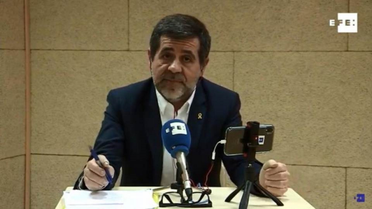 FOTOGRAFÍA. BARCELONA-MADRID (PRISIÓN DE SOTO DEL REAL), 18.04.2019. El delincuente independnetista en prisión preventiva por el secuestro de los guardias civiles. Efe